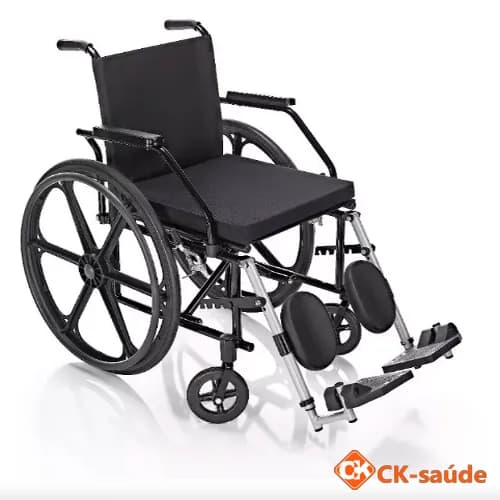 Cadeira De Rodas Pratica C/ Elev. Preto Prolife
