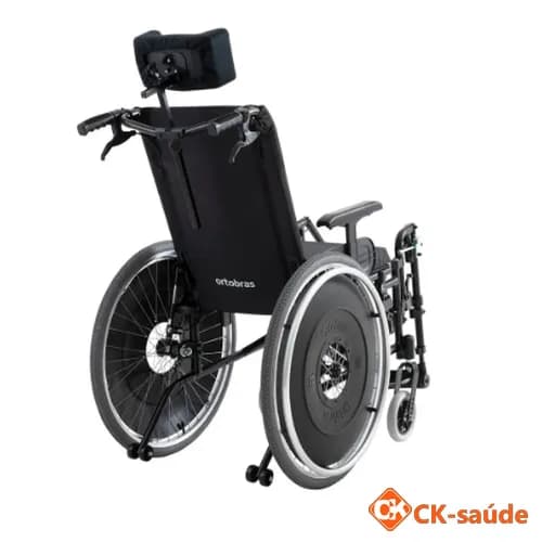 Cadeira De Rodas Avd 48cm Reclinavel Preto